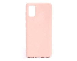 Tok telefonvédő TJ Samsung Galaxy A12 (SM-A125F) gumis TPU tok rózsaszín